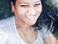 Tamil hot aunty showing boobs in river (2019)