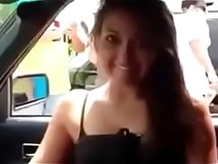 Desi NRI having an orgasm in car